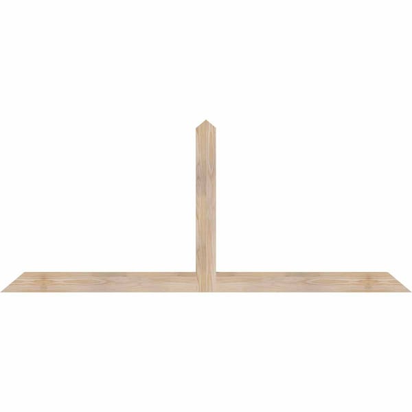 Ekena Millwork Portland Smooth Timber Gable Bracket, Douglas Fir, 72"W x 30"H x 1 1/2"D x 3 1/2"F, 10/12 Pitch GBW072X30X0204POR00SDF - main